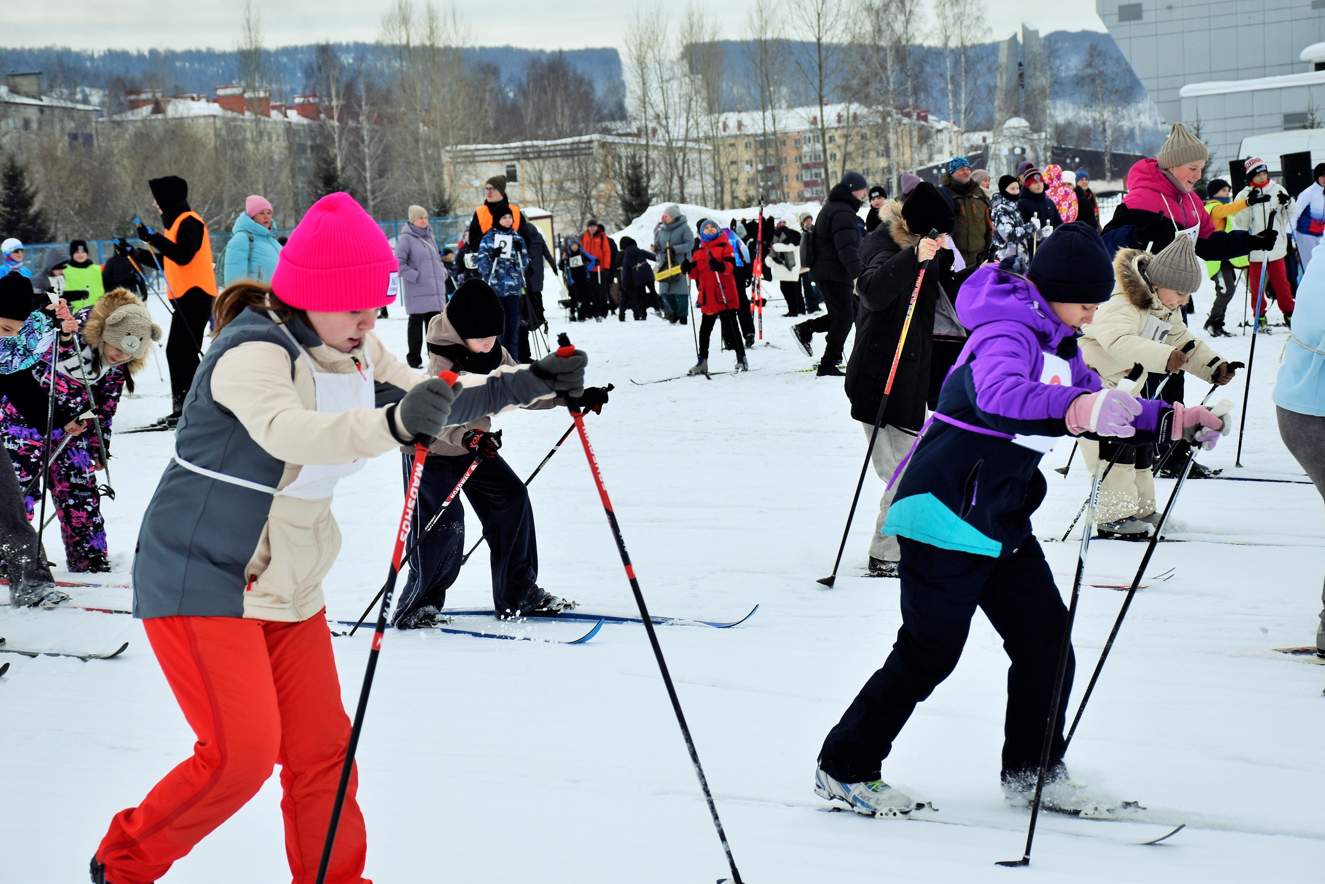 XXV традиционный детский лыжный марафон памяти почетного ветерана спорта Юрия Ивановича Калугина